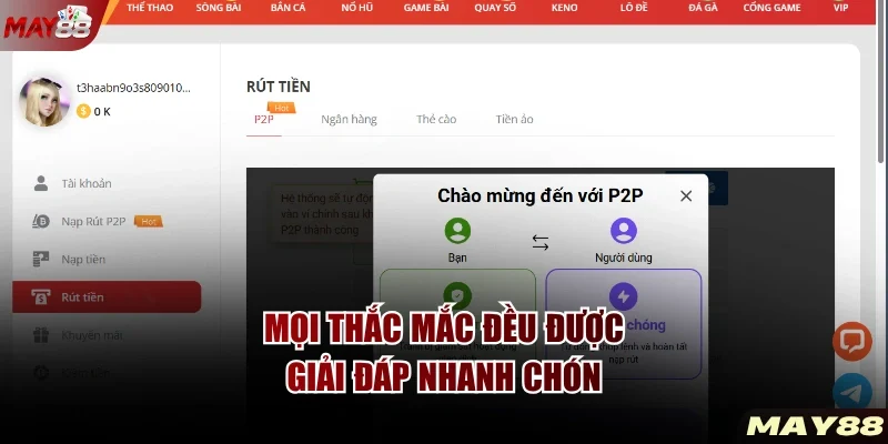 Mọi thắc mắc đều được giải đáp nhanh chóng